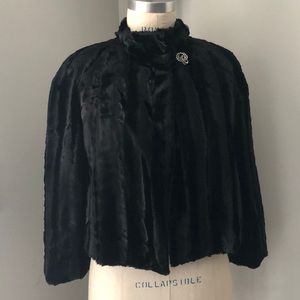 Faux Fur Cropped Jacket